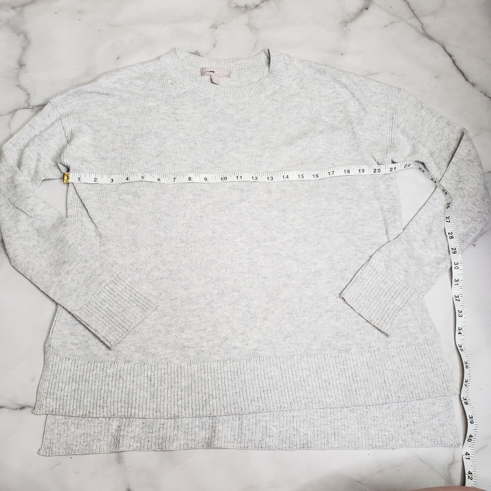Chelsea 28 cashmere blend sweater nwot gray xs